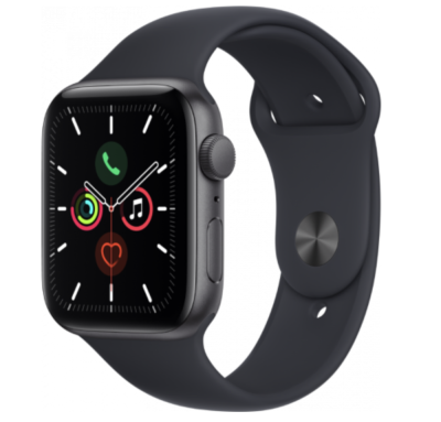 Фото 1 — Apple Watch SE 2020 44 мм спортивный ремешок темная ночь