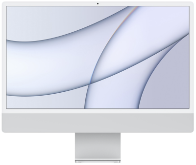 Фото 1 — Моноблок Apple iMac 24" (M1 8C CPU, 8C GPU, 2021) 8 ГБ, 256 ГБ SSD, Серебристый MGPC3